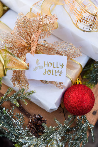 Holly Jolly Gift Tag (5 Tags)